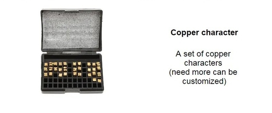 Переносная ручная печатная ленточная кодирующая машина для 220В 50/60Гц напряжения и 2*4 мм размера частиц