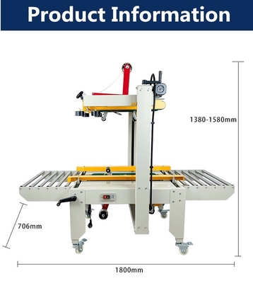 Полуавтоматическая FXC-6050 Case Box Taper Sealer Packaging Taping Carton Sealing Machine (Фекс-КК-6050, полуавтоматическая коробка для упаковки)