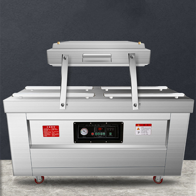 220V/50HZ DZ-400/SA Плоская двойная камера пищевая вакуумная упаковочная машина для мяса, риса и рыбы