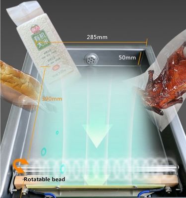 DZ260 Вакуумная уплотнительная машина для свежего мяса рыбы овощной пищи 370 Вт Моторная мощность 27 кг