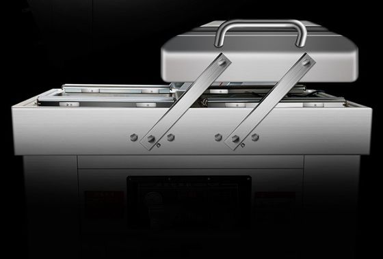 Промышленный куриный двойной вакуумный камерный уплотнитель для пакетов упаковки ширина уплотнения 10 мм