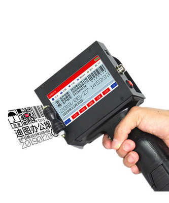 Английский язык Custom Handjet Batch Coding Machine для корпуса пластиковой картонной бутылки