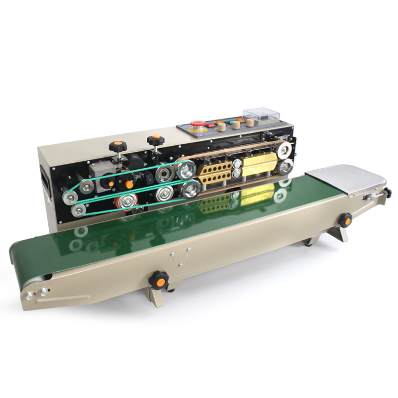 220V/110V Алюминиевые пластиковые пакеты Теплоукачивающая машина с непрерывным твердым чернилом