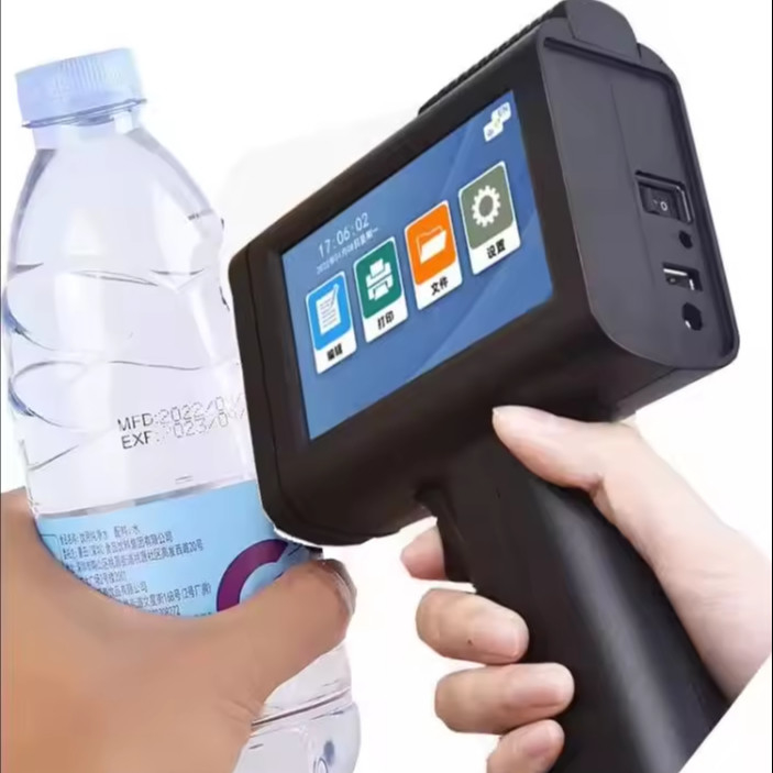 Мини QR дата логотип ручной принтер пистолет для бутылки стекло пластмассы деревянный металл на английском языке
